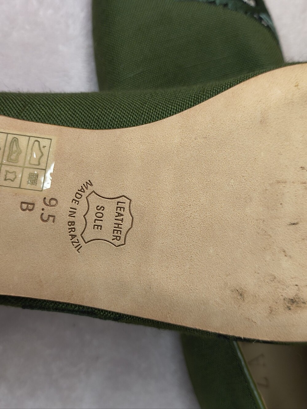 Zalo Green Canvas Dragon Embroidered Loafers - Picture 5 of 6